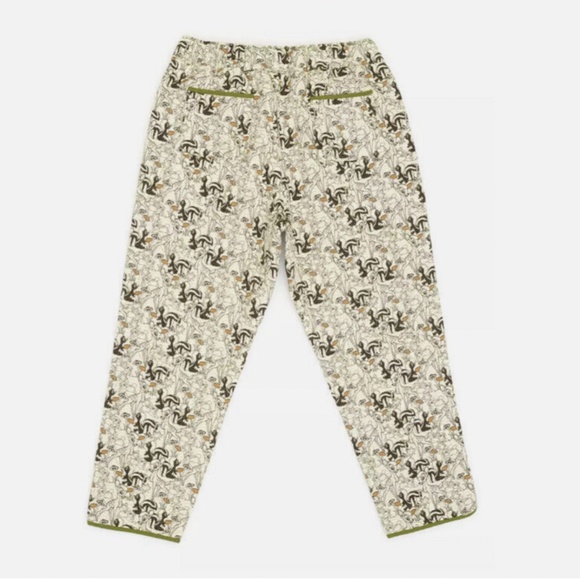 NEW Disney Womens Bambi Quilted Pants 3XL NWT Thumper Flower Allover Print - Picture 4 of 6